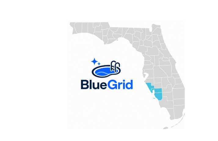 Blue Grid Pool Company service area in Southwest Florida